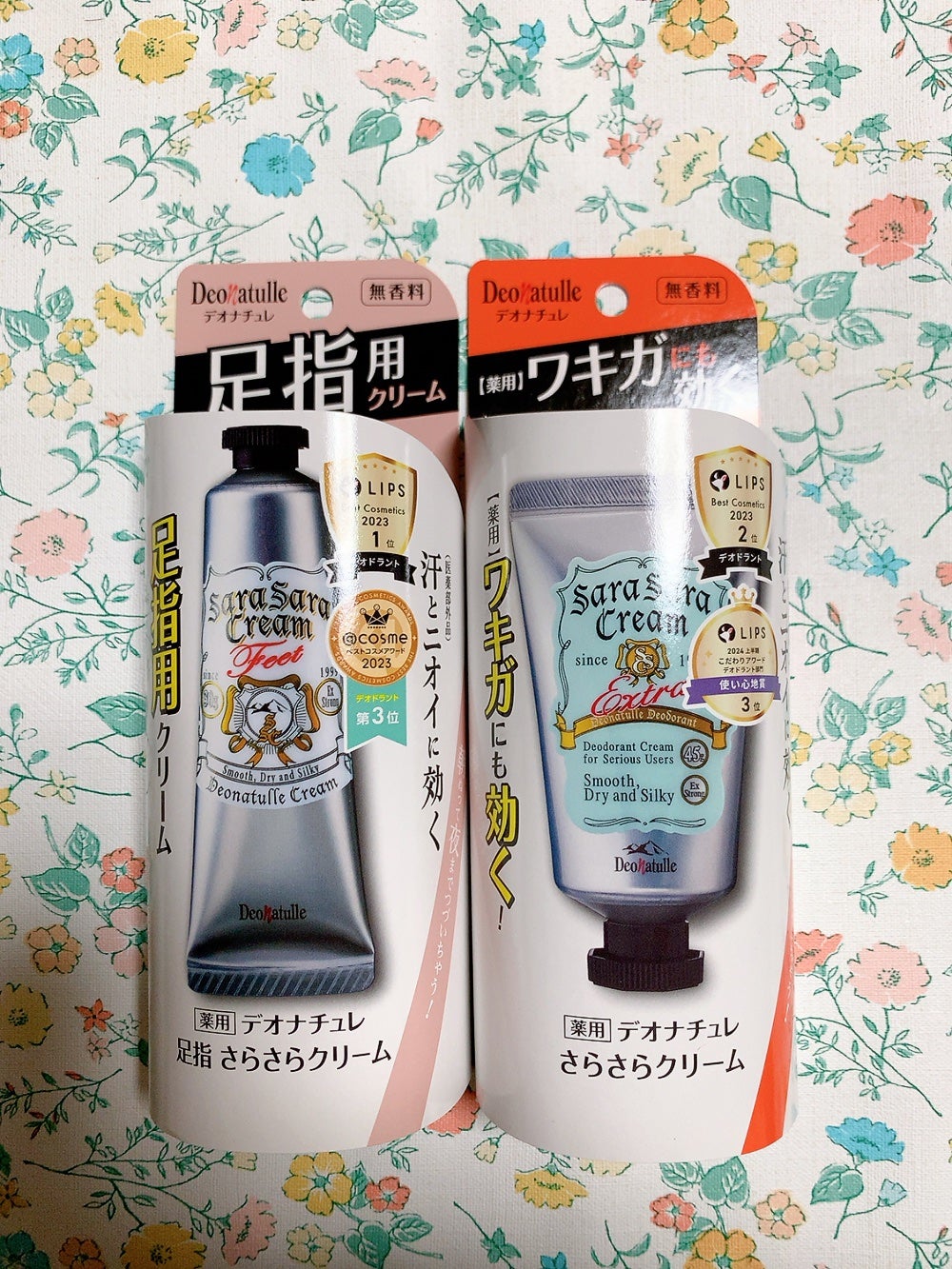 薬用足指さらさらクリーム/デオナチュレ/デオドラント・制汗剤を使ったクチコミ(1枚目)