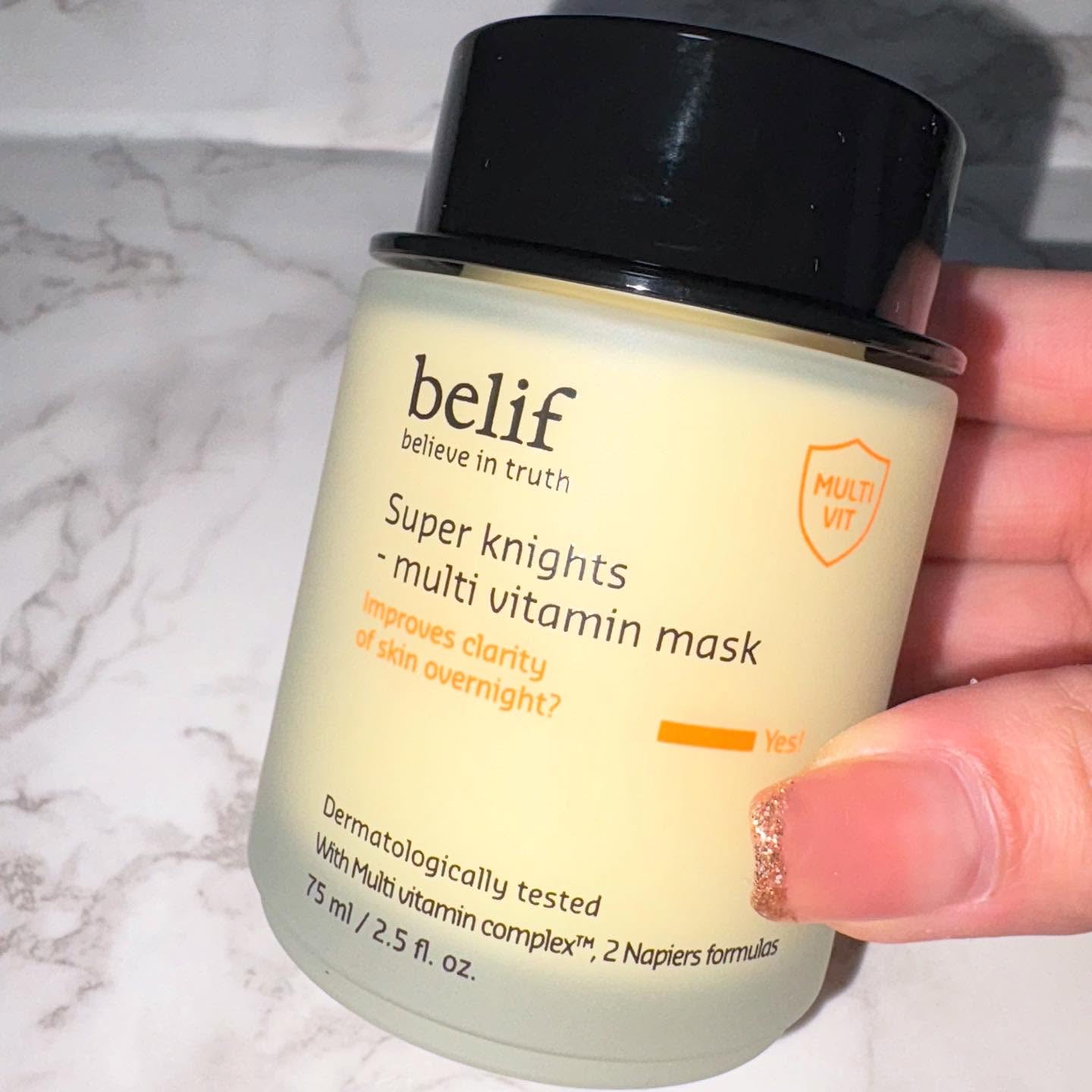 スーパーナイツ ビタミンマスク/belif/フェイスクリームを使ったクチコミ（1枚目）