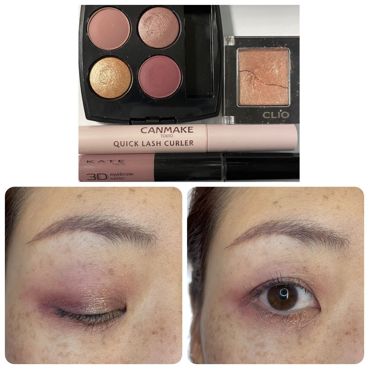 3DアイブロウカラーN/KATE/眉マスカラを使ったクチコミ（1枚目）