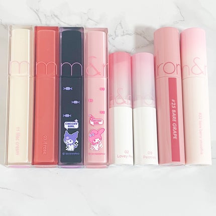 ジューシーラスティングティント/rom&nd/リップティントを使ったクチコミ(6枚目)