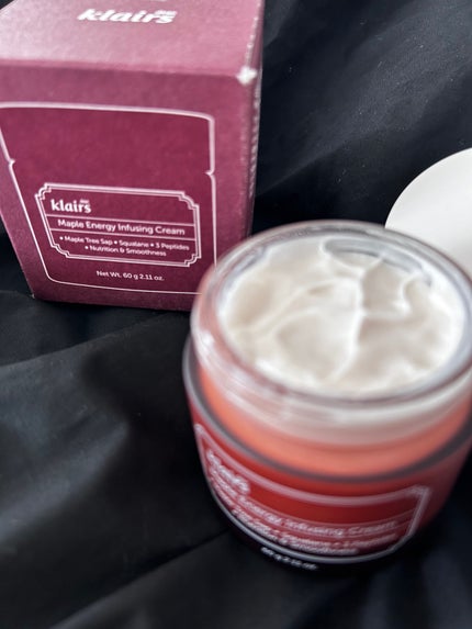 メープルエナジーインフュージングクリーム/Klairs/フェイスクリームを使ったクチコミ(2枚目)