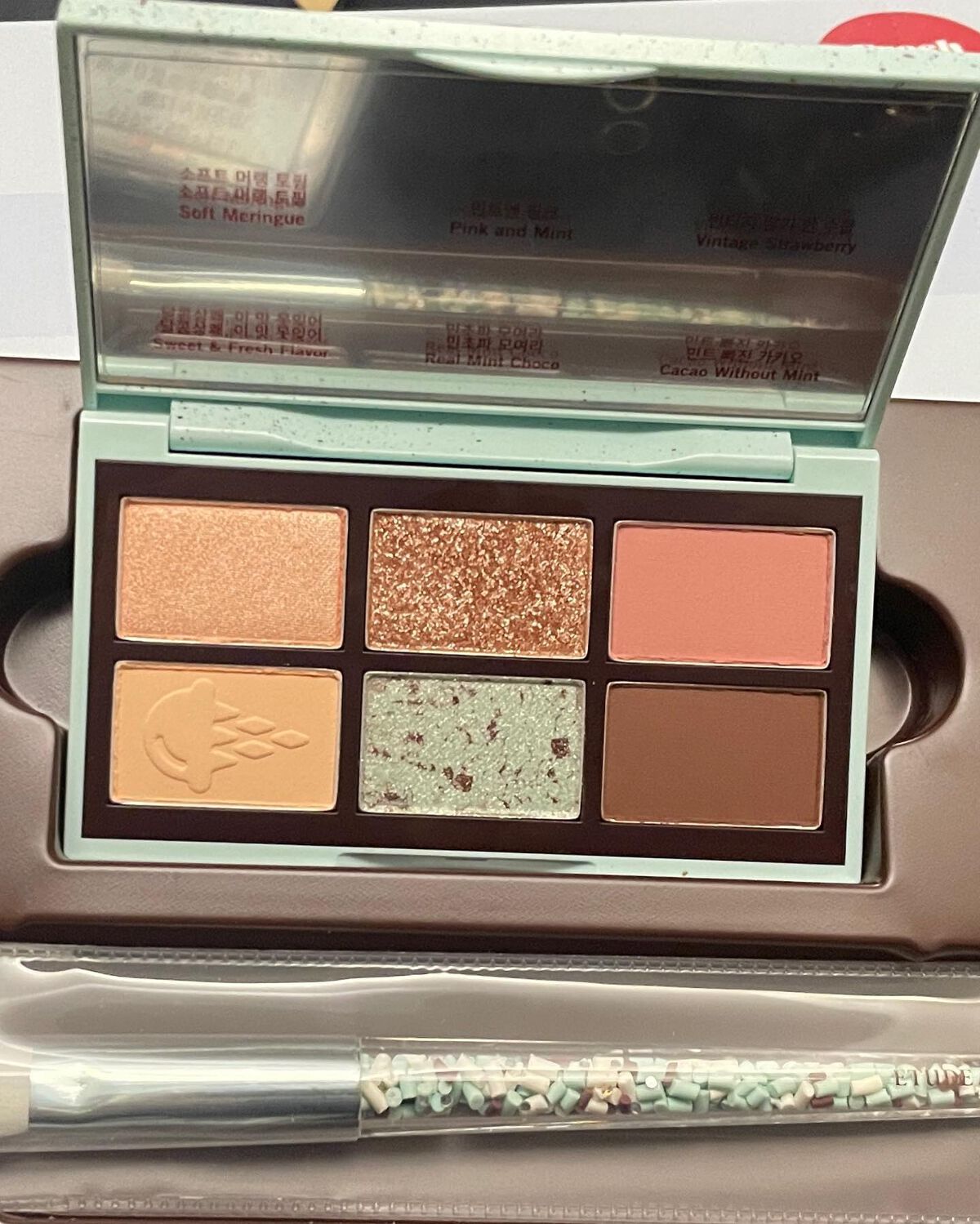 チョコミント スペシャルキット/ETUDE/メイクアップキットを使ったクチコミ（3枚目）