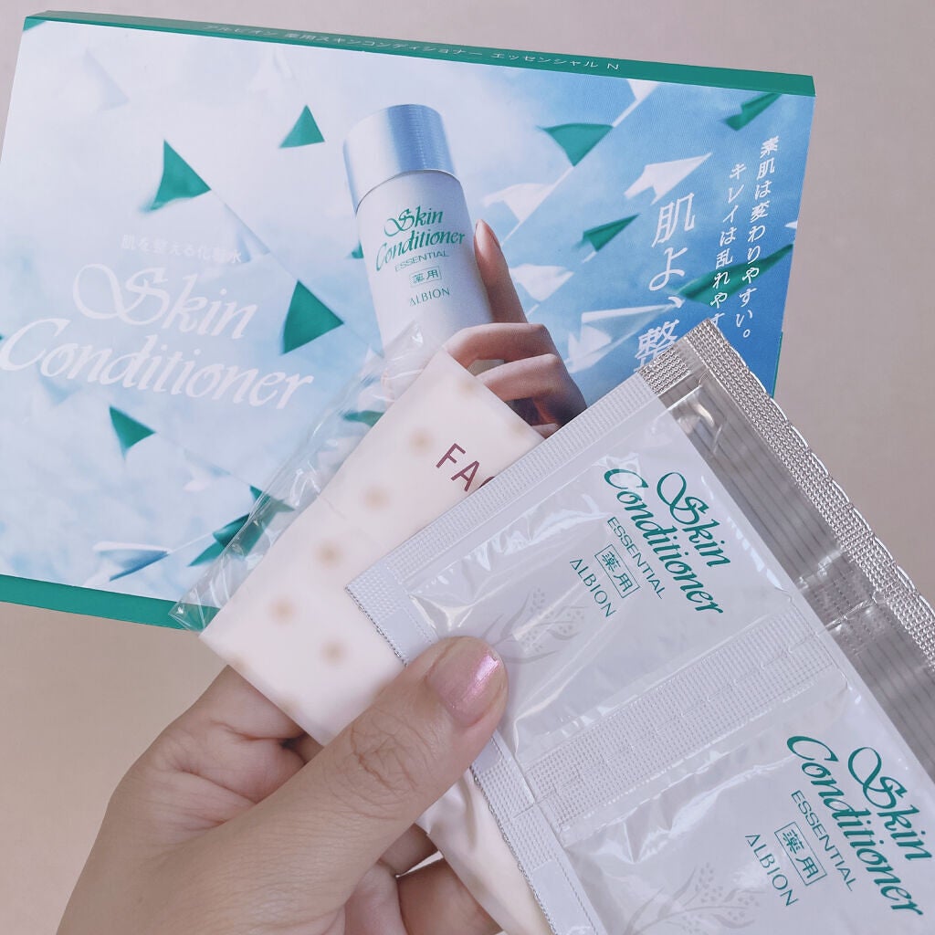 薬用スキンコンディショナーエッセンシャル N/ALBION/化粧水を使ったクチコミ(2枚目)