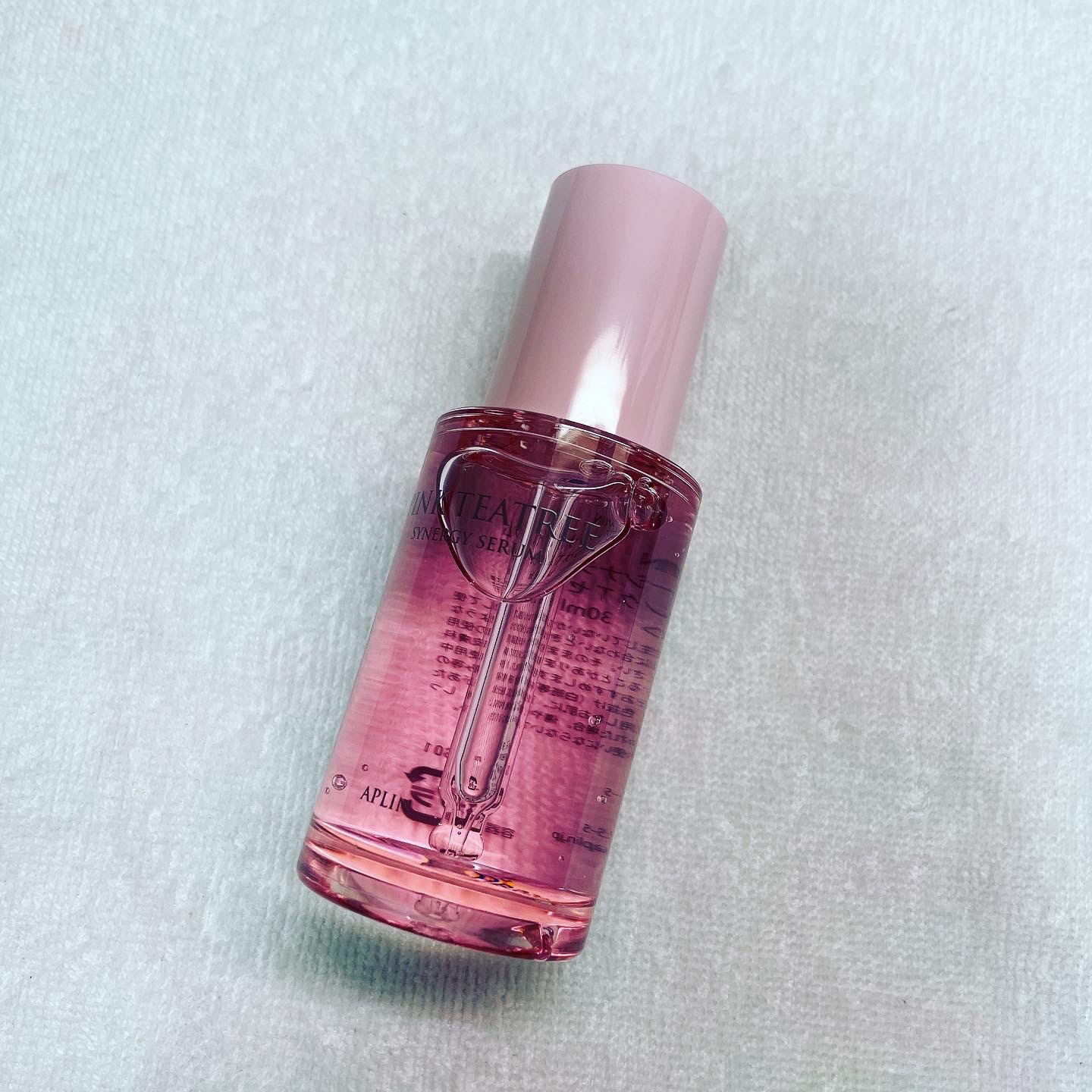 ピンクティーツリーシナジーセラム/APLIN/美容液を使ったクチコミ（2枚目）