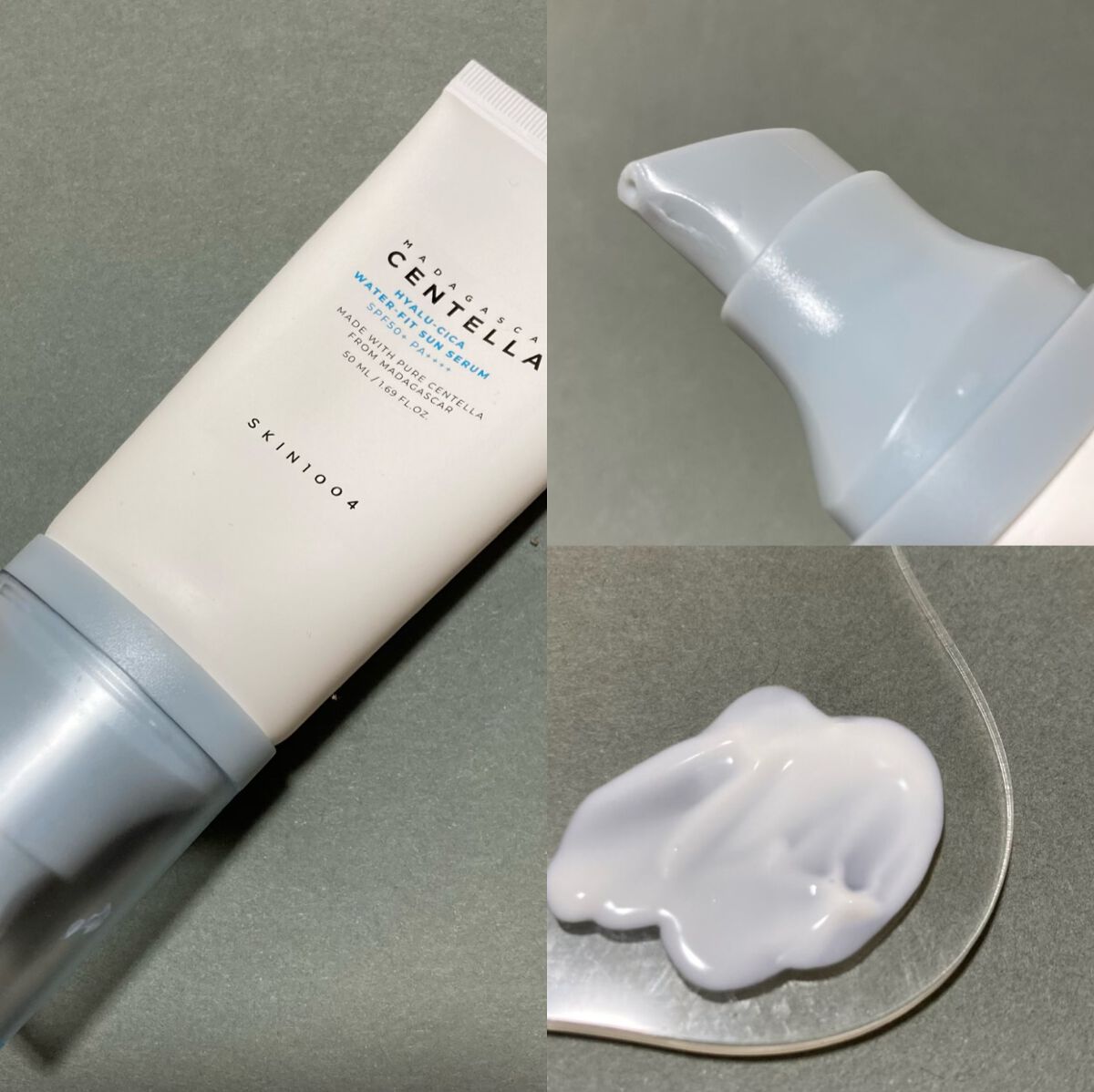 ヒアルーシカ ウォーターフィット サンセラム/SKIN1004/日焼け止めローションを使ったクチコミ（1枚目）