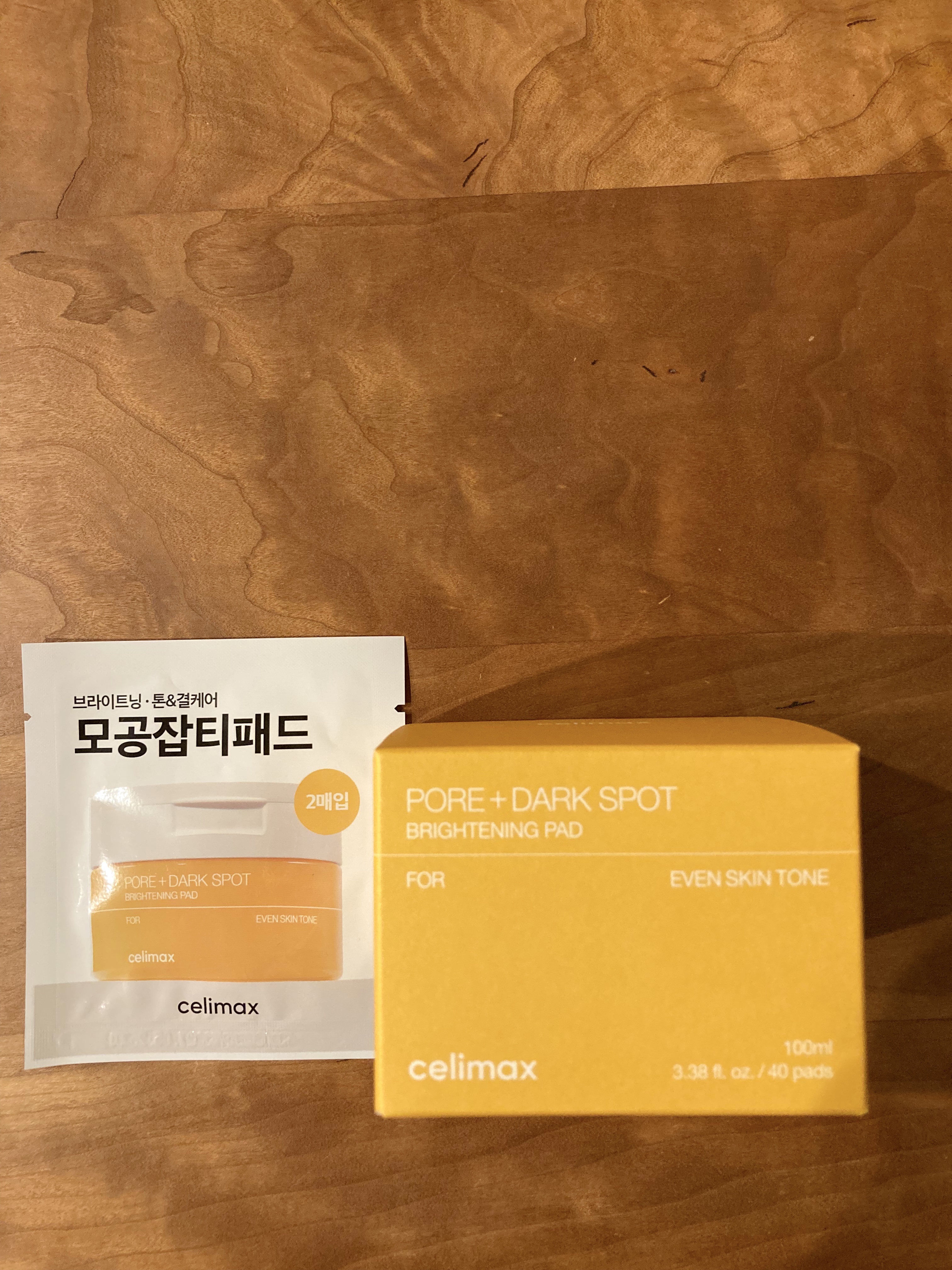 ポアブライトニング シミケア パッド/celimax/トナーパッドを使ったクチコミ（1枚目）