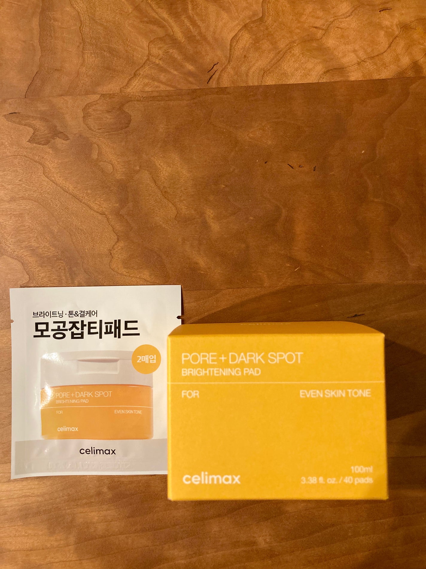 ポアブライトニング シミケア パッド/celimax/トナーパッドを使ったクチコミ(1枚目)