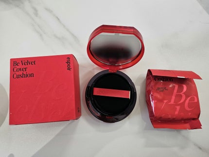 ビーベルベット カバークッション/espoir/クッションファンデーションを使ったクチコミ(2枚目)