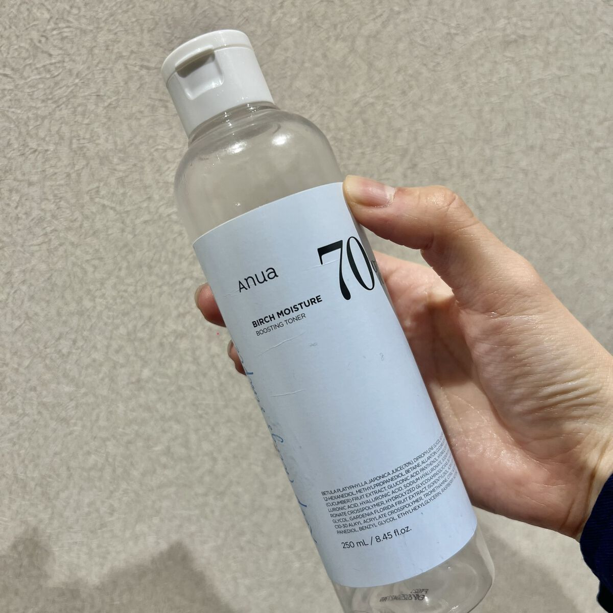 シラカバ 70% 水分ブースティングトナー/Anua/化粧水を使ったクチコミ（1枚目）