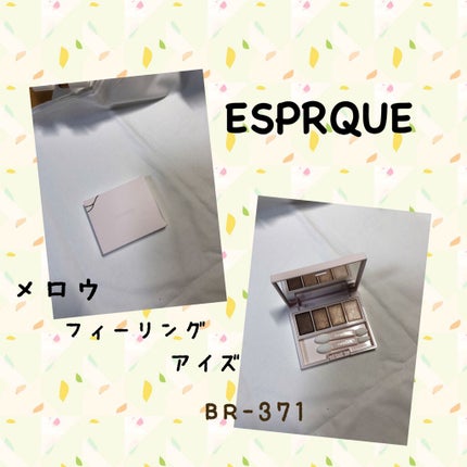 メロウ フィーリング アイズ/ESPRIQUE/アイシャドウパレットを使ったクチコミ(1枚目)