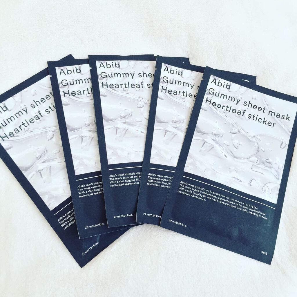 ガムシートマスクドクダミステッカー/Abib /シートマスク・パックを使ったクチコミ(2枚目)