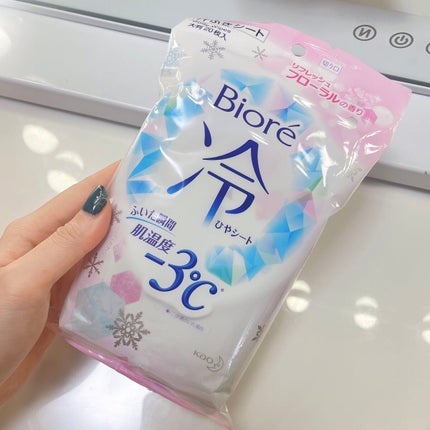 冷シート リフレッシュフローラルの香り/ビオレ/ボディシートを使ったクチコミ(1枚目)