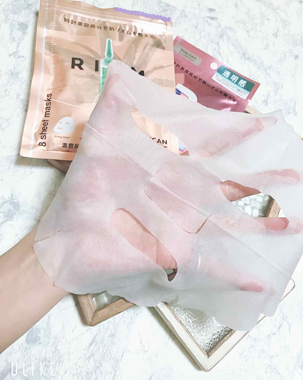 デイリーケアマスク プロテオグリカン＆アロエ/RISM/シートマスク・パックを使ったクチコミ（3枚目）