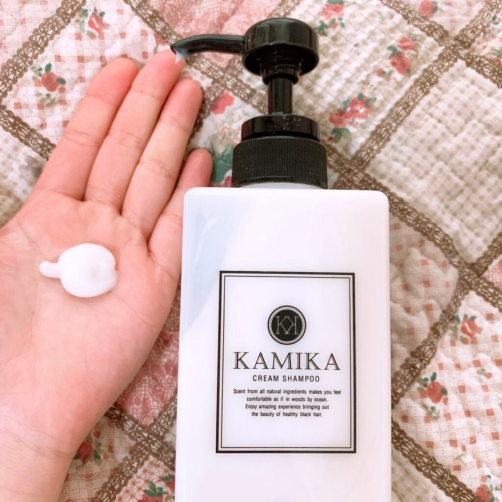 黒髪クリームシャンプー/KAMIKA/シャンプー・コンディショナーを使ったクチコミ(1枚目)