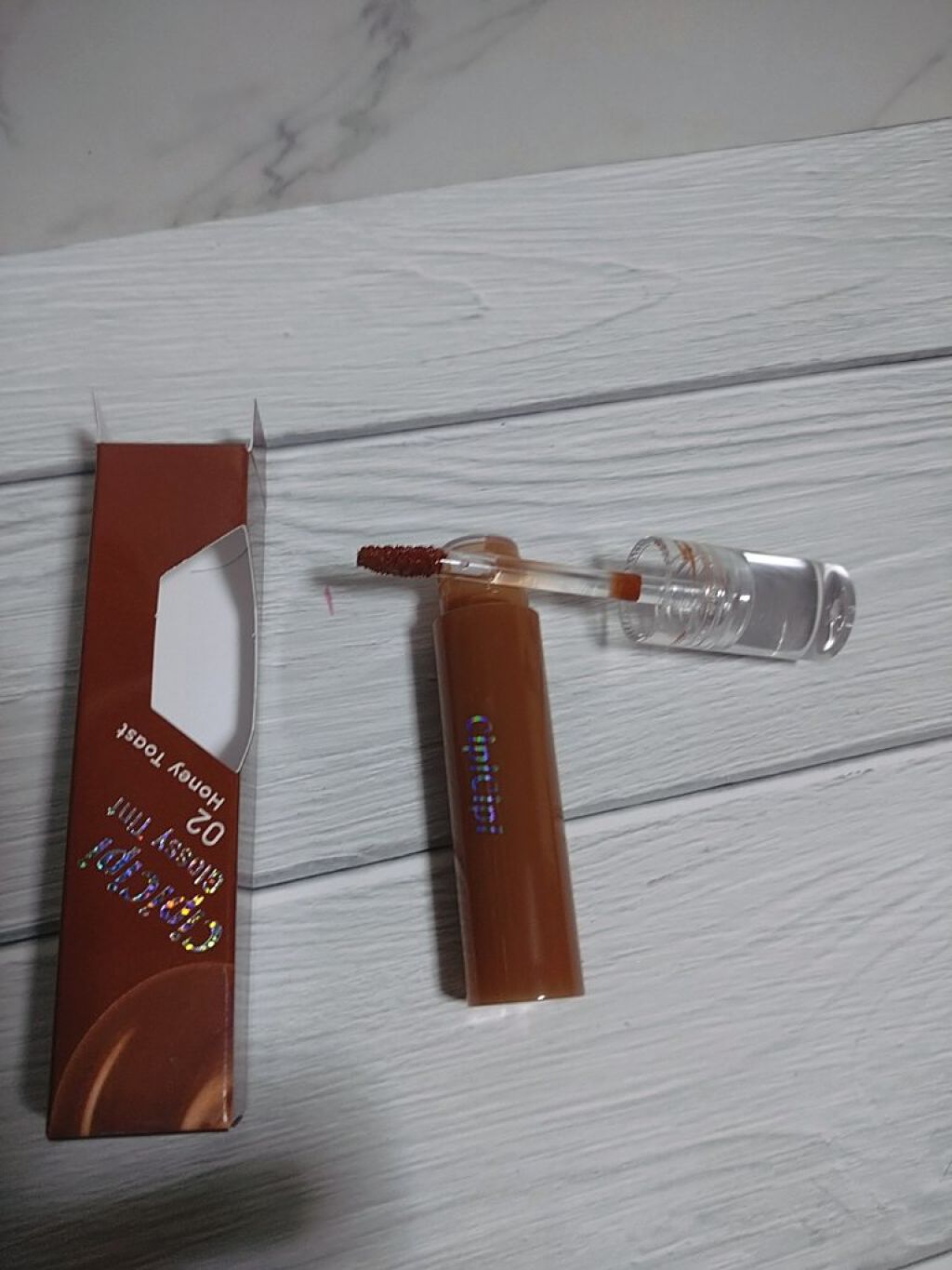 きらグロッシーティント 02 ハニートースト/CipiCipi/リップティントを使ったクチコミ（1枚目）