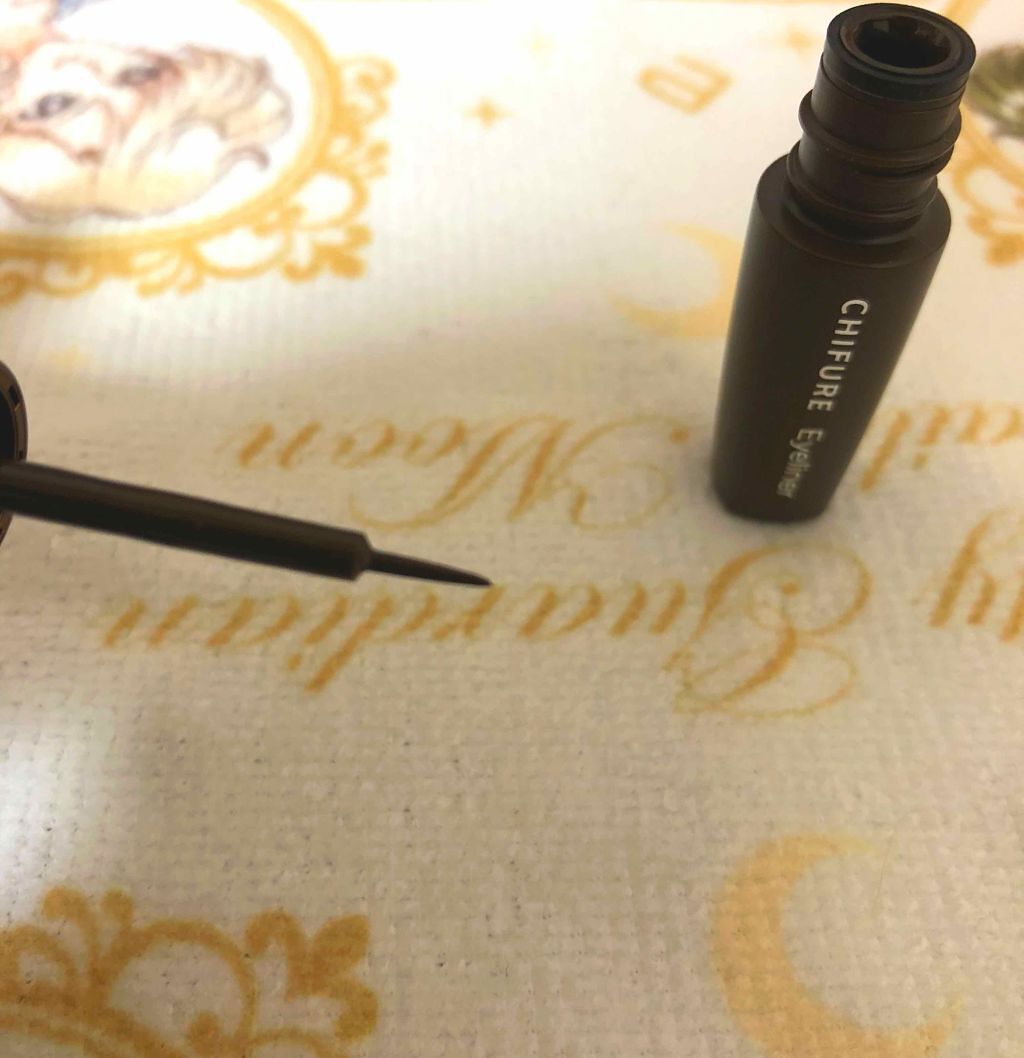 リキッド アイライナー/ちふれ/リキッドアイライナーを使ったクチコミ（2枚目）