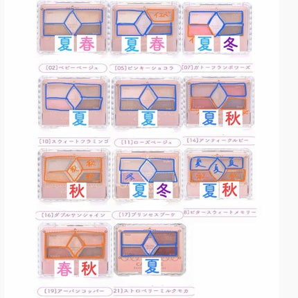 【旧品】パーフェクトスタイリストアイズ/キャンメイク/アイシャドウパレットを使ったクチコミ(2枚目)