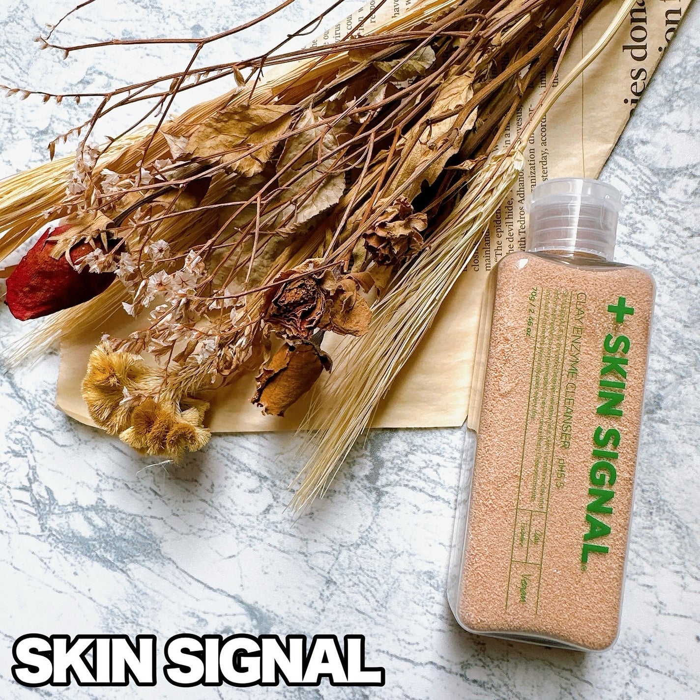 ピンククレイ酵素クレンザー/SKIN SIGNAL/洗顔パウダーを使ったクチコミ(1枚目)