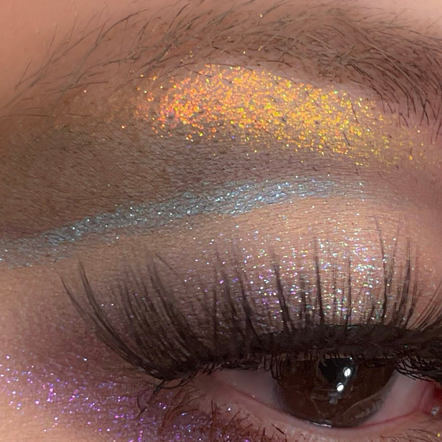 グリッターアイシャドウ/Dear.A/グリッターを使ったクチコミ(4枚目)