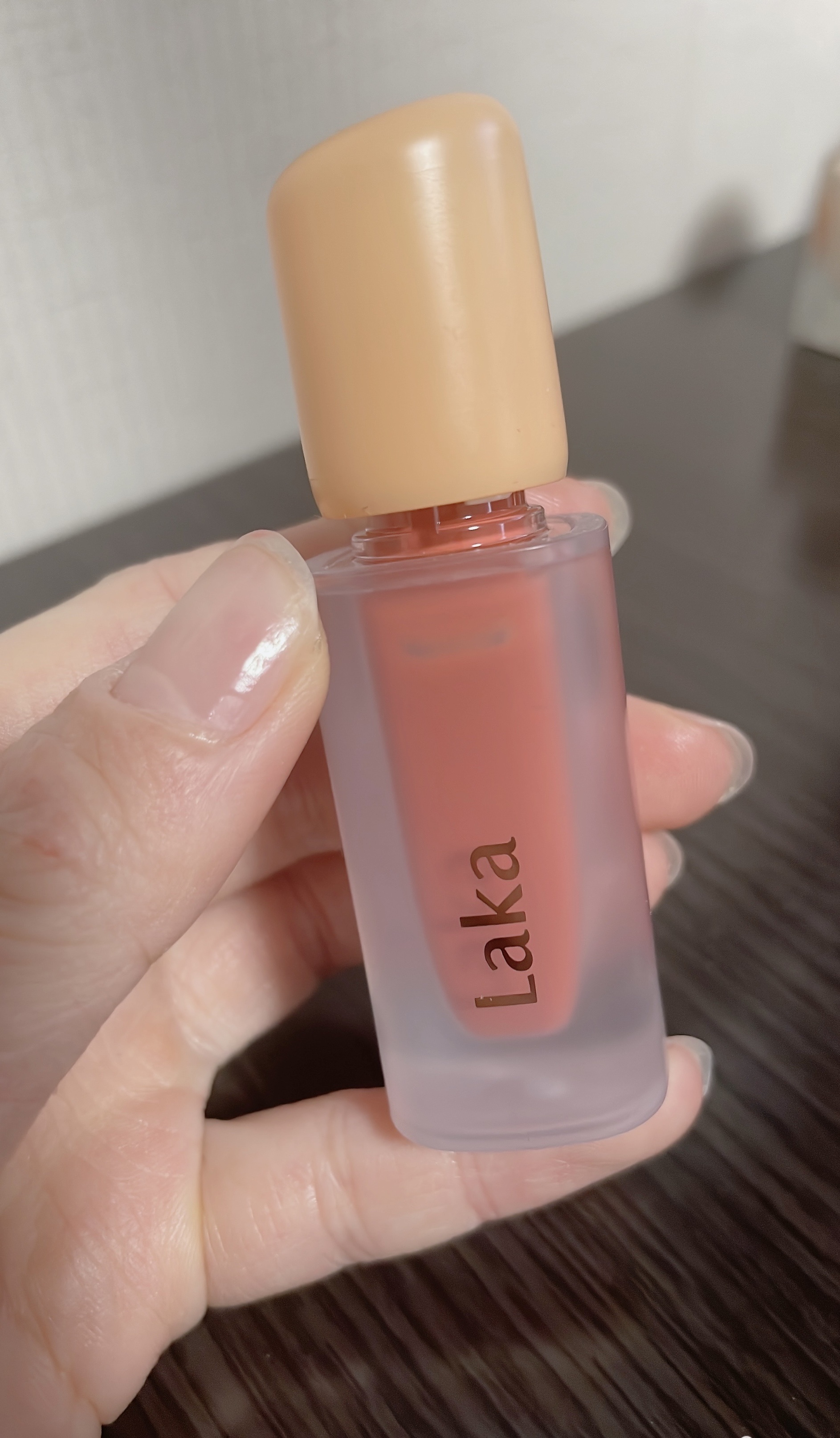 フルーティーグラムティント 101 ジョイフル/Laka/リップティントを使ったクチコミ（2枚目）