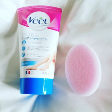 バスタイム除毛クリーム 敏感肌用 数量限定パッケージ/Veet/除毛クリームを使ったクチコミ（1枚目）