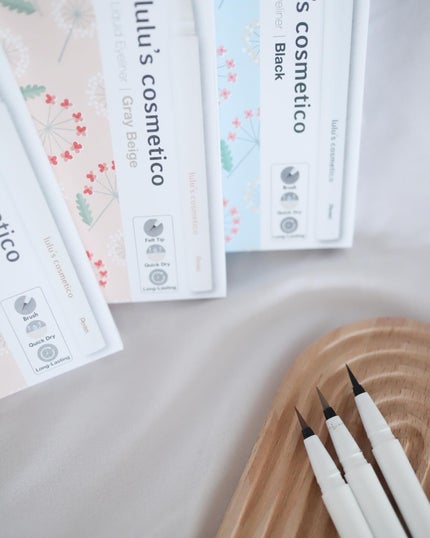 リキッドアイライナー/ルルズコスメティコ/リキッドアイライナーを使ったクチコミ(3枚目)