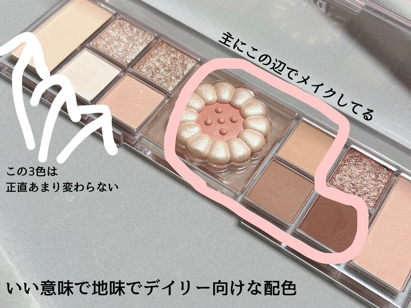 オールテイクムードライクパレット/PERIPERA/アイシャドウパレットを使ったクチコミ(2枚目)