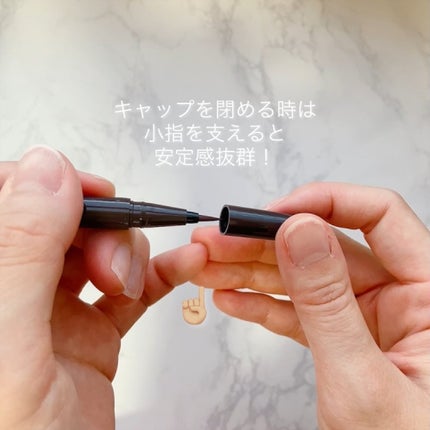 シルキーリキッドアイライナーWP/D-UP/リキッドアイライナーを使ったクチコミ(4枚目)