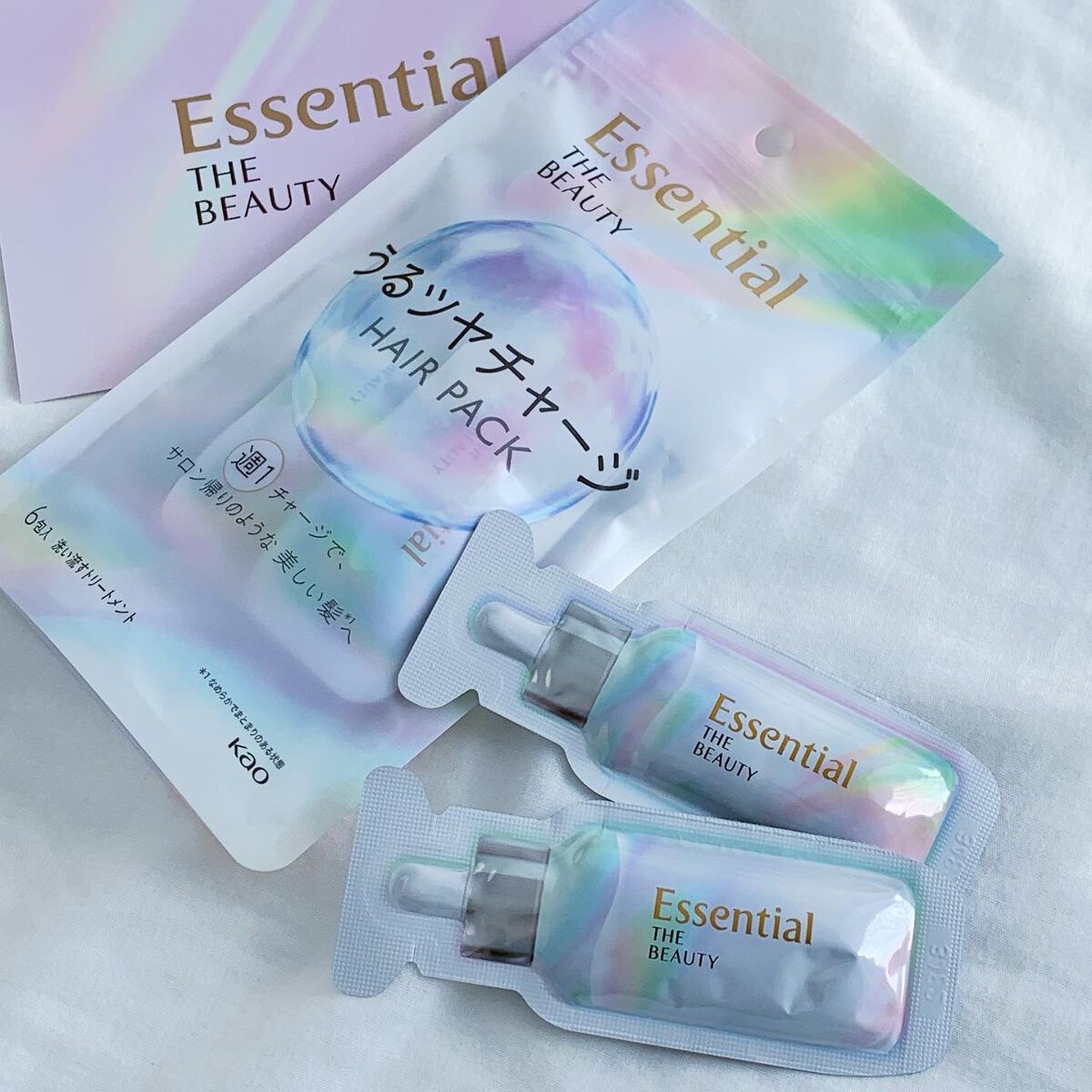 ザビューティ うるツヤチャージヘアパック/エッセンシャル/ヘアマスク・ヘアパックを使ったクチコミ（1枚目）