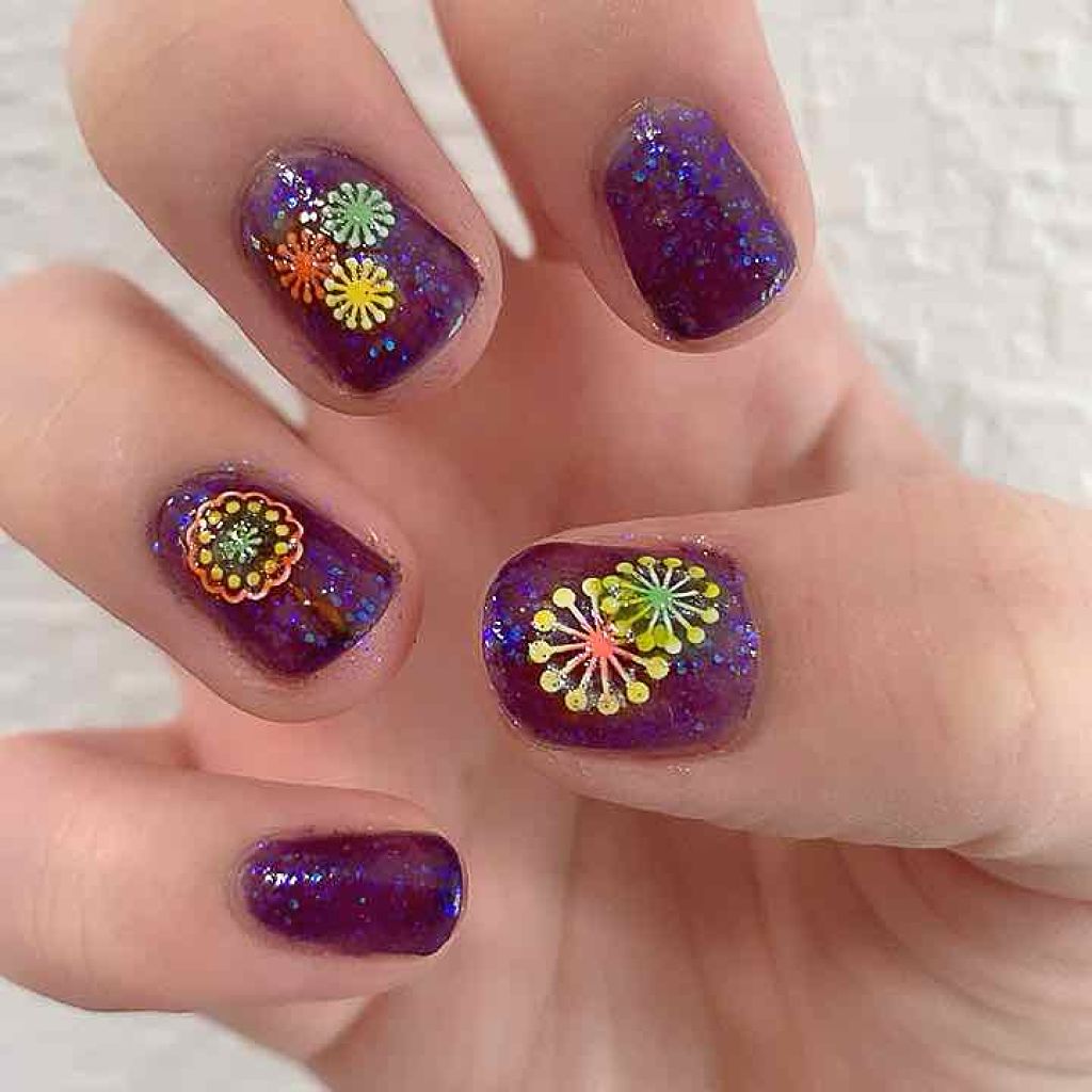 ネイルシール/キャンドゥ/ネイルシールを使ったクチコミ（3枚目）