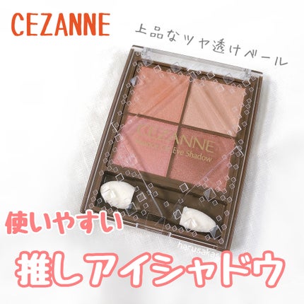 ニュアンスオンアイシャドウ/CEZANNE/アイシャドウパレットを使ったクチコミ(1枚目)