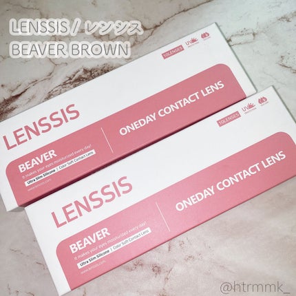 ビーバーシリーズ/LENSSIS/カラーコンタクトレンズを使ったクチコミ(1枚目)