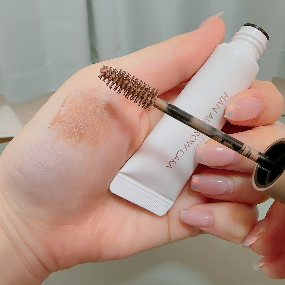 ハンオールブロウカラ/rom&nd/眉マスカラを使ったクチコミ（3枚目）