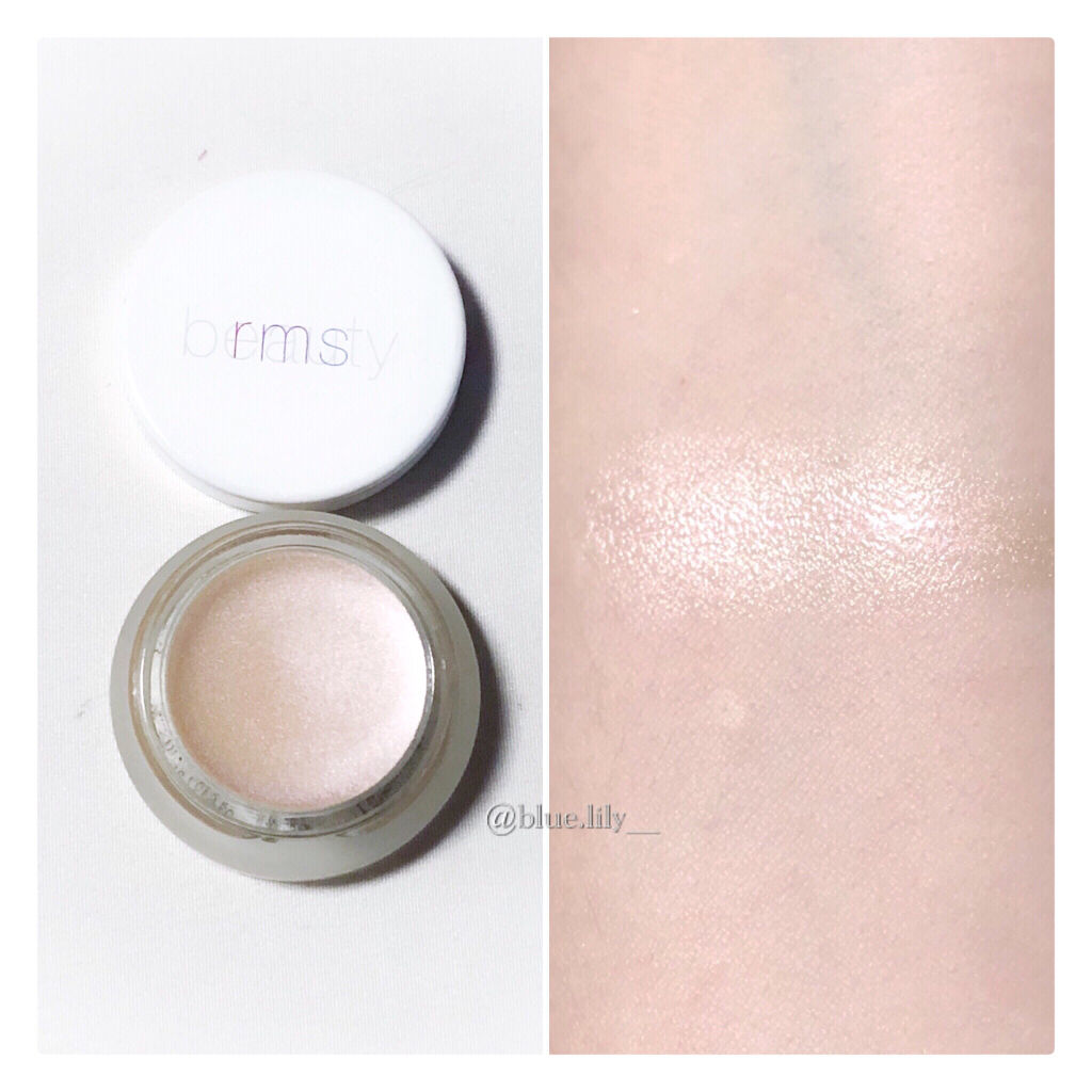 シャンパンローズルミナイザー/rms beauty/クリームハイライトを使ったクチコミ（3枚目）