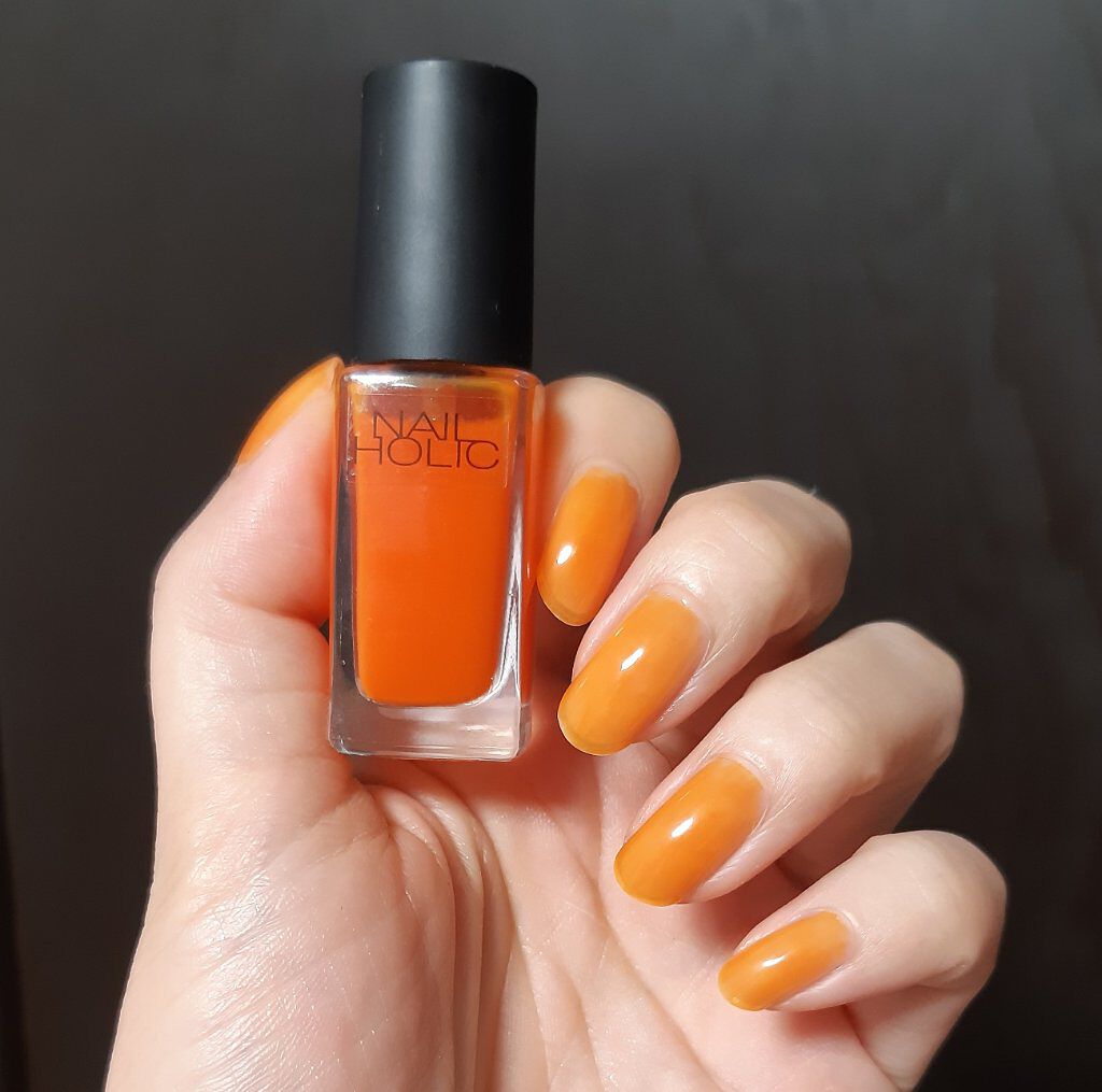 ネイルホリック Juicy color OR204/ネイルホリック/マニキュアを使ったクチコミ（1枚目）