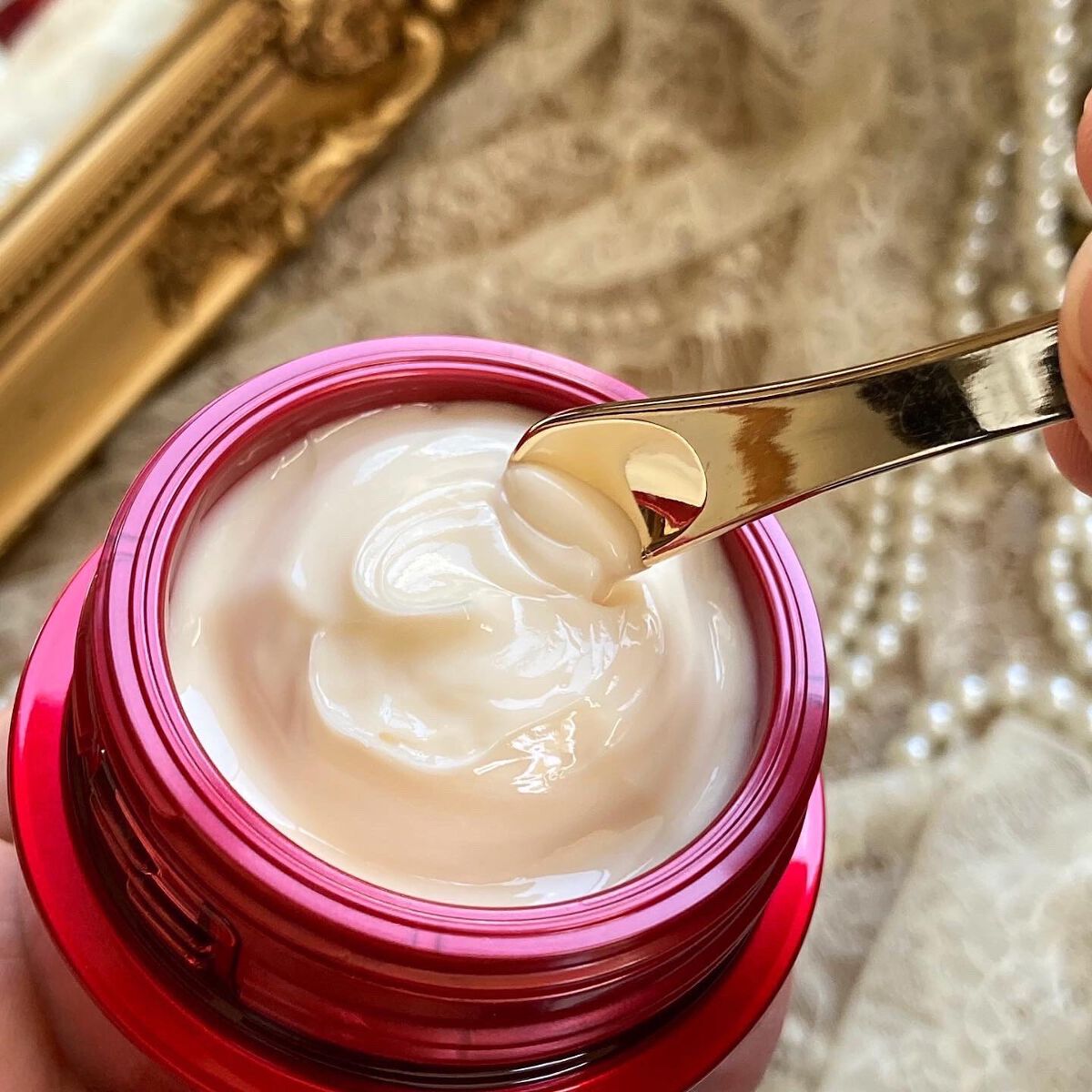 バイタライジングクリーム/ALBLANC/フェイスクリームを使ったクチコミ(3枚目)