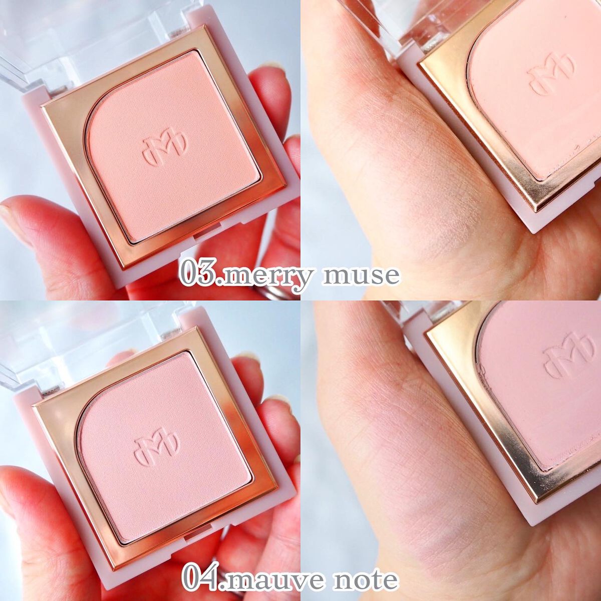 フラッターブラッシャー/mude./パウダーチークを使ったクチコミ（3枚目）