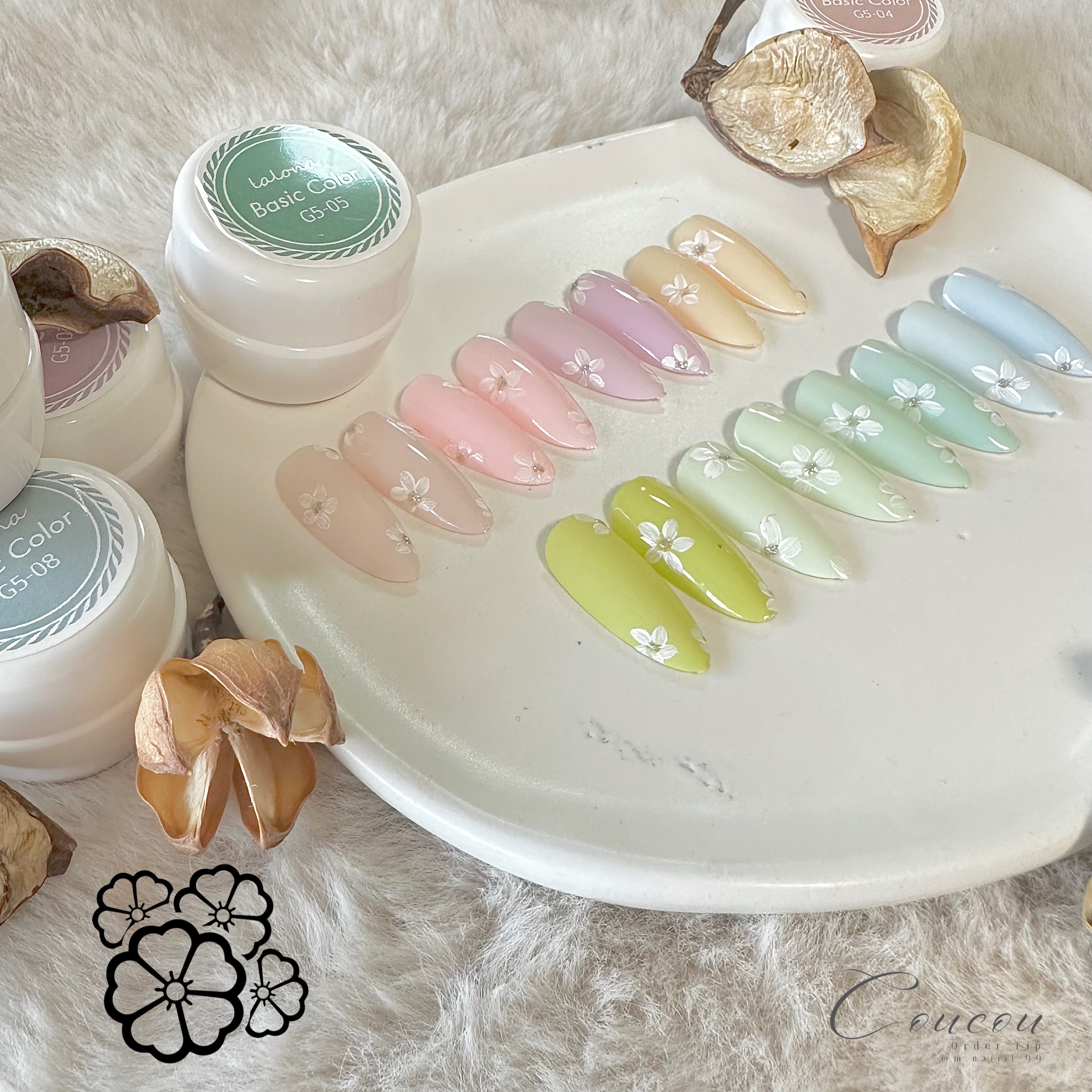 ベーシックカラージェル　G-05/LALONA/ジェルネイルを使ったクチコミ（3枚目）