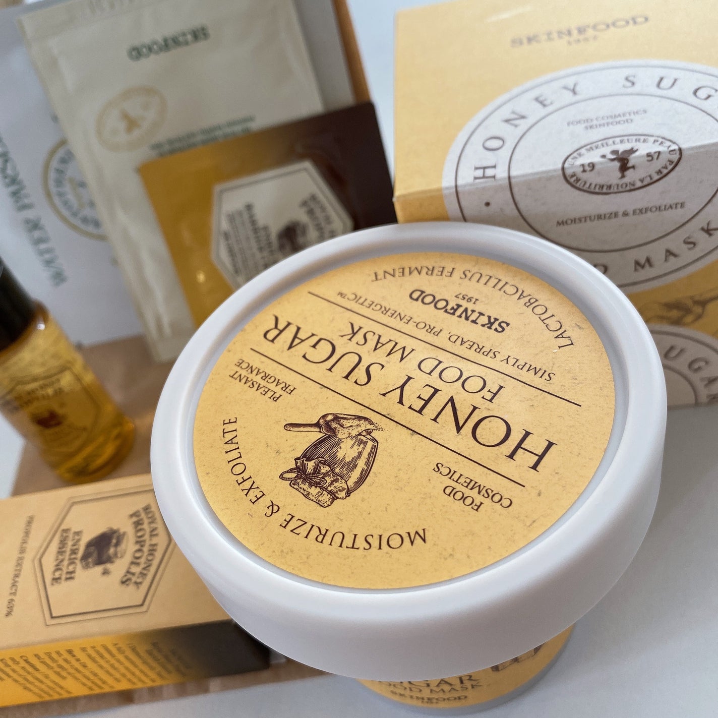 ハニーシュガー フードマスク/SKINFOOD/洗い流すパック・マスクを使ったクチコミ(4枚目)