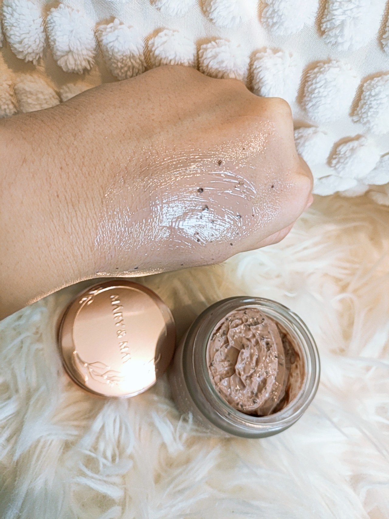 MARY&MAY ローズヒアルロニックハイドラウォッシュオフパックのクチコミ「
MARY&MAY 🩷🌿
ローズヒアルロニックハイドラウォッシュオフパック


@marynm.....」（3枚目）