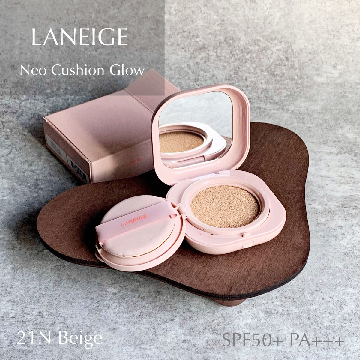 ネオクッション グロウ/LANEIGE/クッションファンデーションを使ったクチコミ（1枚目）