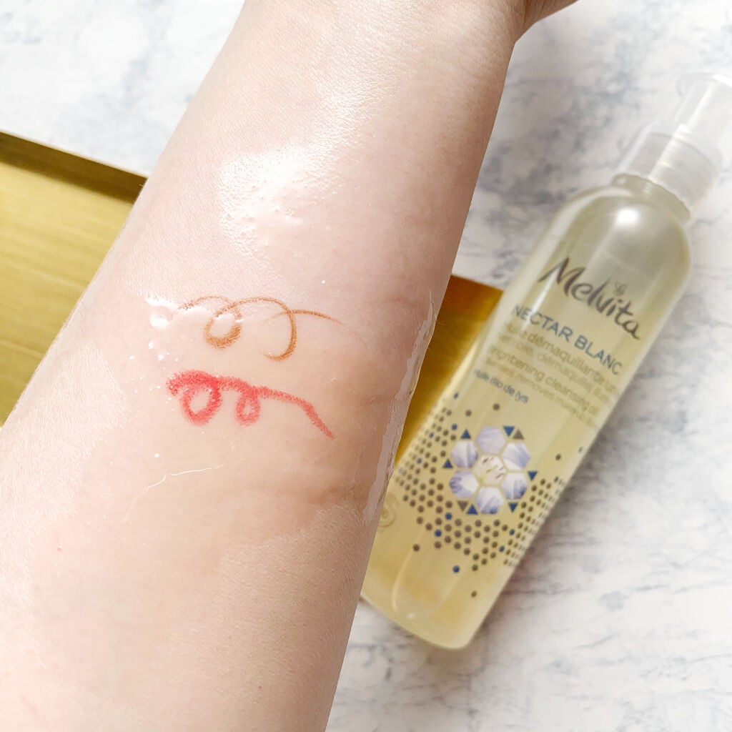 ネクターブラン クレンジングオイル /Melvita/オイルクレンジングを使ったクチコミ(5枚目)