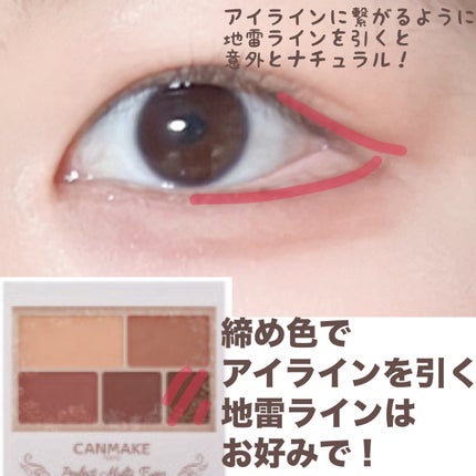 パーフェクトマルチアイズ/キャンメイク/アイシャドウパレットを使ったクチコミ(5枚目)