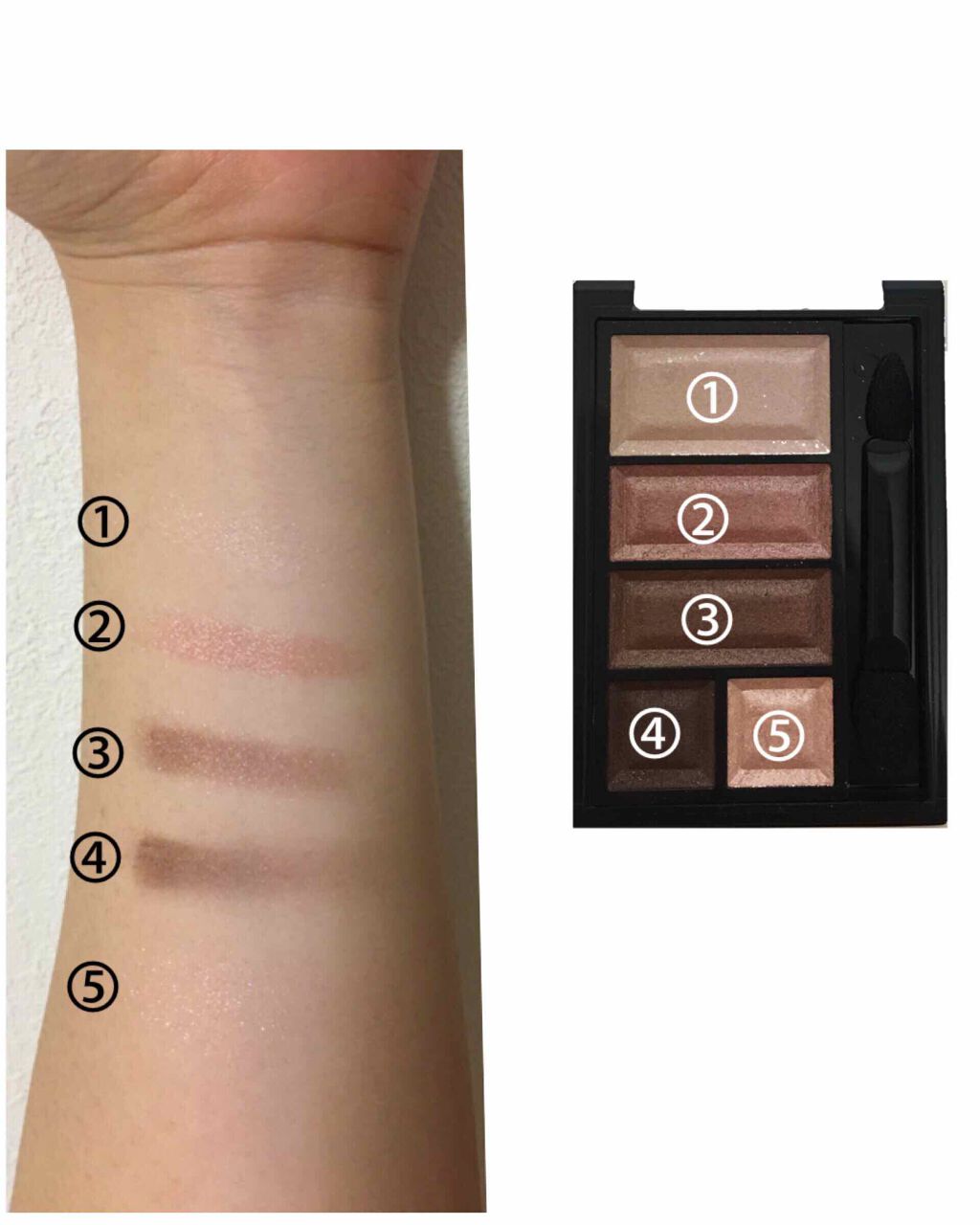 ショコラスウィート アイズ/リンメル ロンドン/アイシャドウパレットを使ったクチコミ(3枚目)