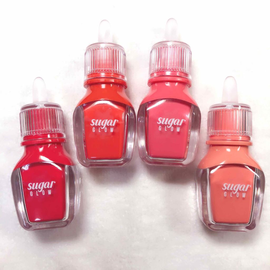 シュガー グロウ ティント/PERIPERA/口紅を使ったクチコミ（1枚目）