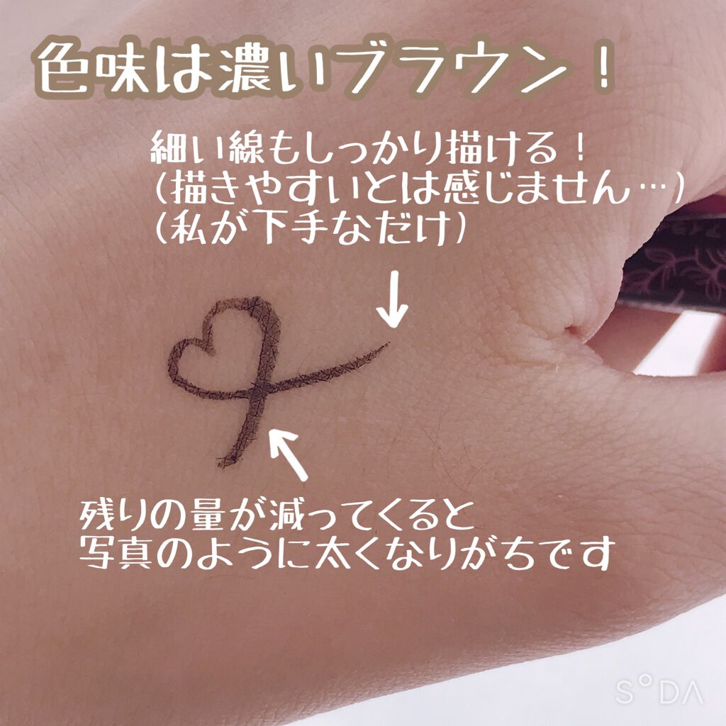 ラスティングリキッドライナー/キャンメイク/リキッドアイライナーを使ったクチコミ(2枚目)