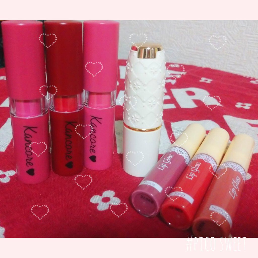 カンコレ マットリップスティック/DAISO/口紅を使ったクチコミ（1枚目）