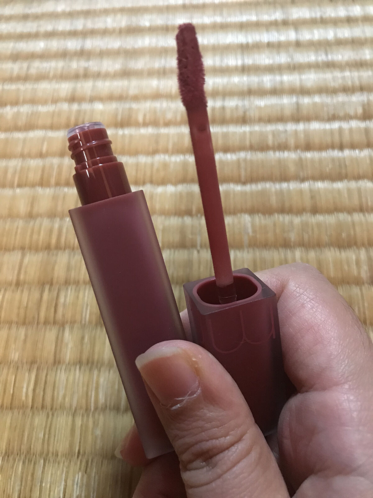 グリスニングウォータリングティント G10 チェリースイートハート/FlowerKnows/リップティントを使ったクチコミ（3枚目）