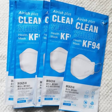 Airish plus CLEAN SHIELD KF94  Health Mask  のクチコミ「#使い切りコスメ


#airish
Qoo10で購入したkf94マスク。
前購入したのより素.....」（2枚目）
