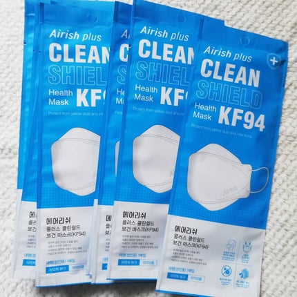 CLEAN SHIELD KF94  Health Mask  /Airish plus/マスクを使ったクチコミ(2枚目)